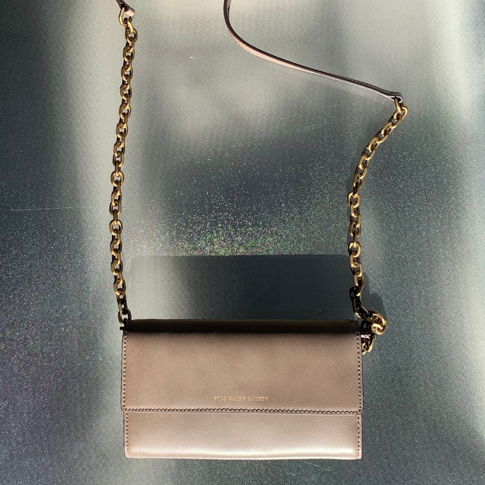 Ralph Lauren Nappa Leather Chain Wallet